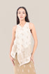 Patterned jacquard reversible asymmetric top